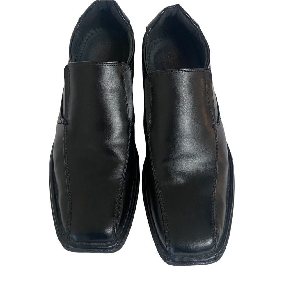 Dexter Shoes Men's 7.5 Black Faux Leather Slip On Loafer